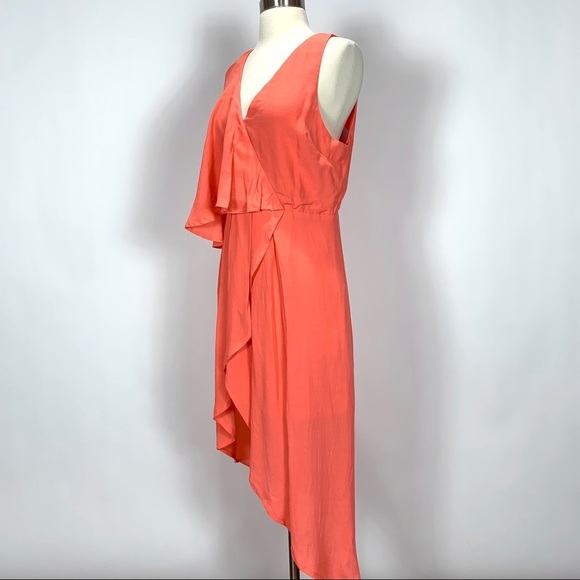 Elliatt Glow Dress Blood Orange flutter dress - Picture 4 of 7